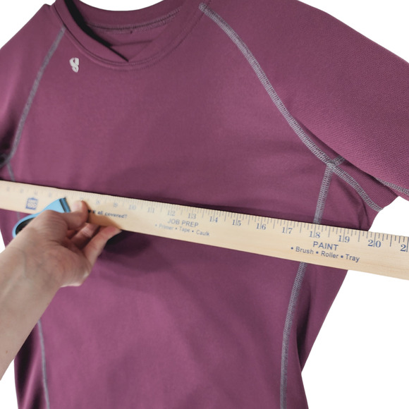 Stoic Womens Cycling Jersey sz L‎ Wine Purple Short Sleeve Pullover Biking - Picture 12 of 13